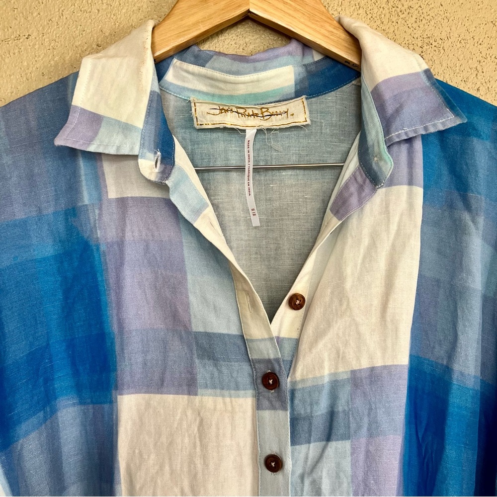 NWOT Free People x Jen's Pirate Booty Ocean Front Buttondown - Picture 6 of 14